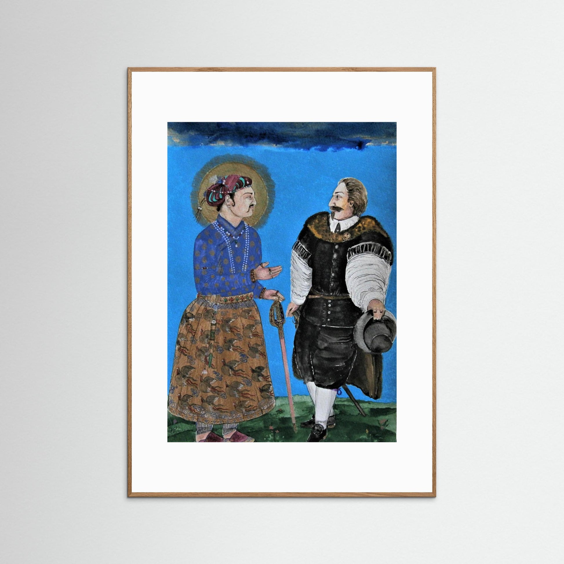 Emperor Jahangir & Sir Thomas Roe.
