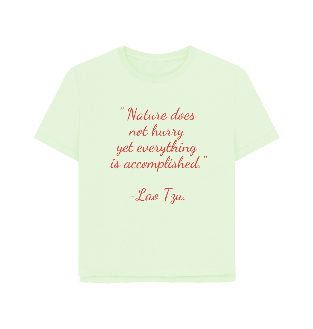 Pastel Green Printed T-shirt