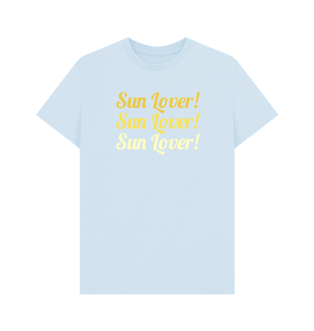 Sky Blue Printed T-shirt