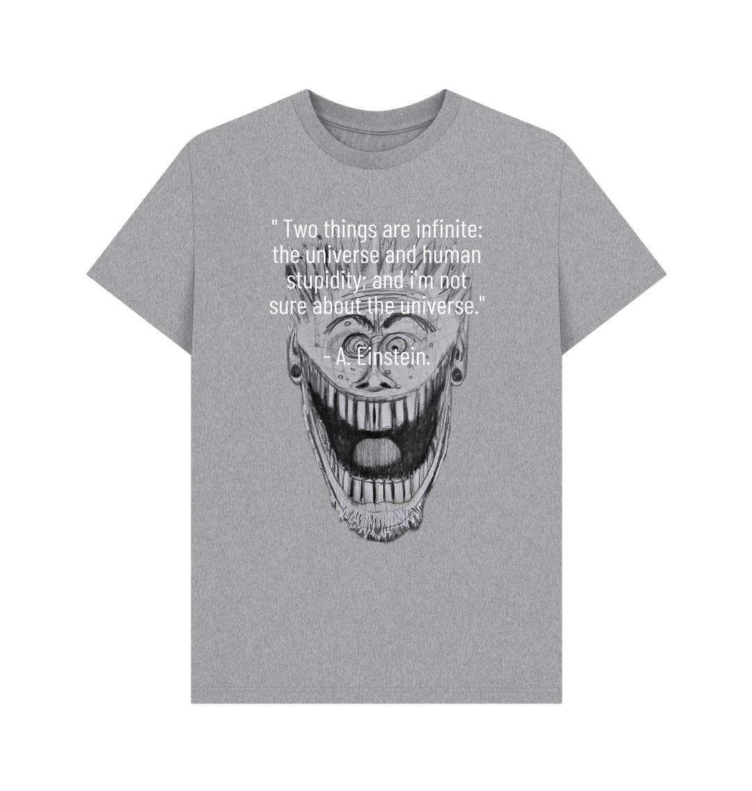 Athletic Grey Printed T-shirt