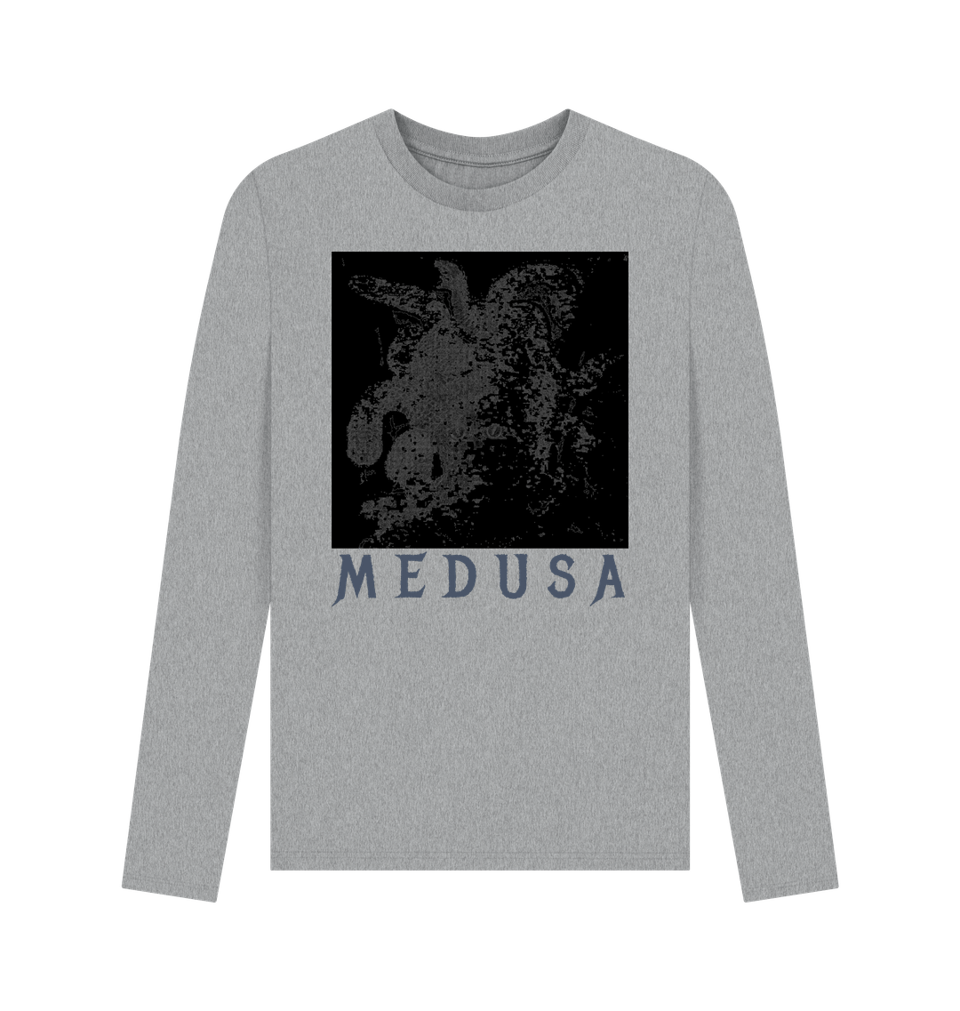 Athletic Grey Printed Long Sleeve T Shirt