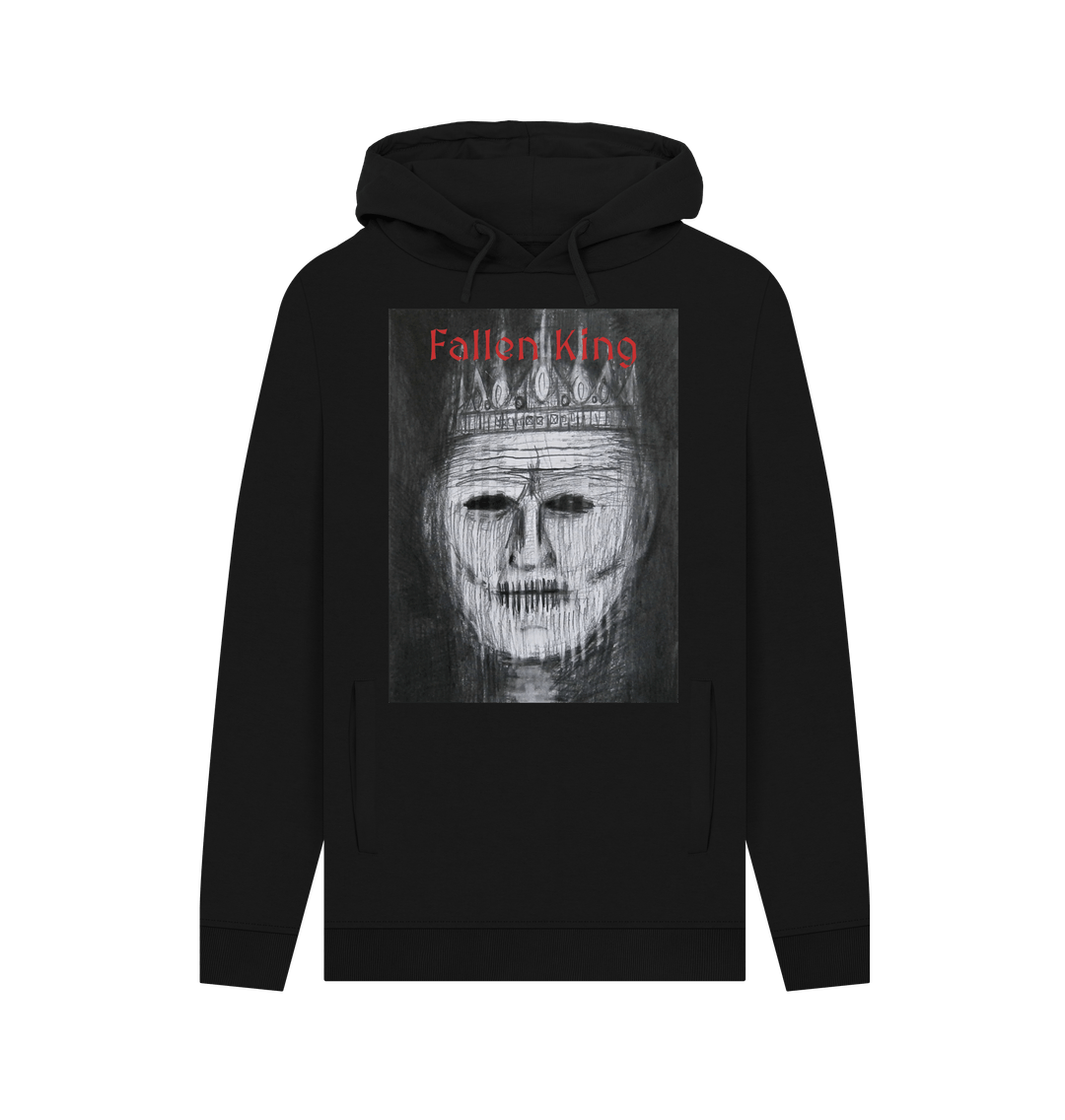 Black Printed Hoody