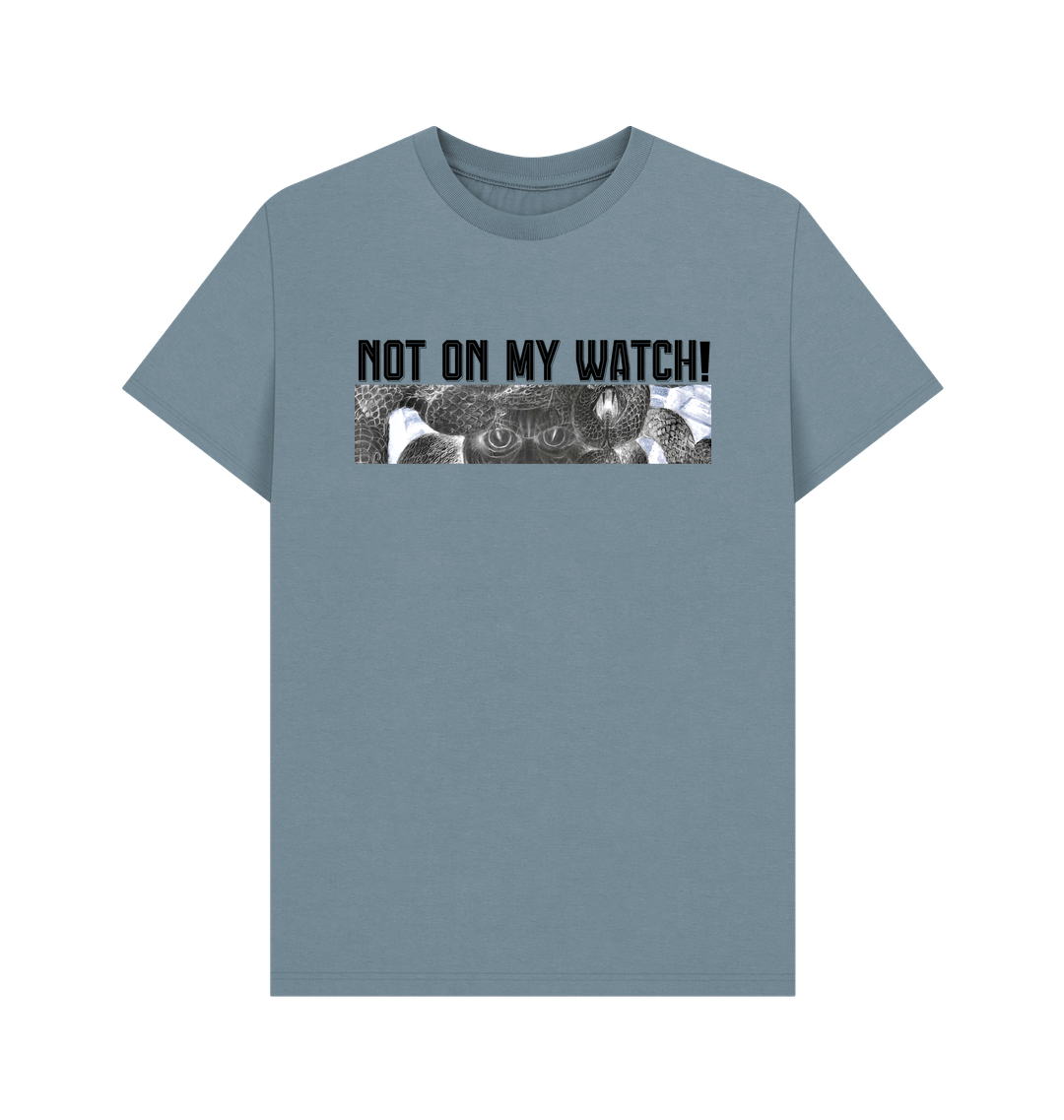 Stone Blue Printed T-shirt