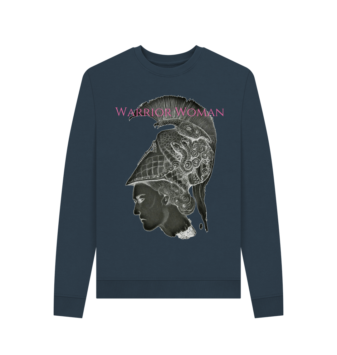 Navy Blue Printed Sweater