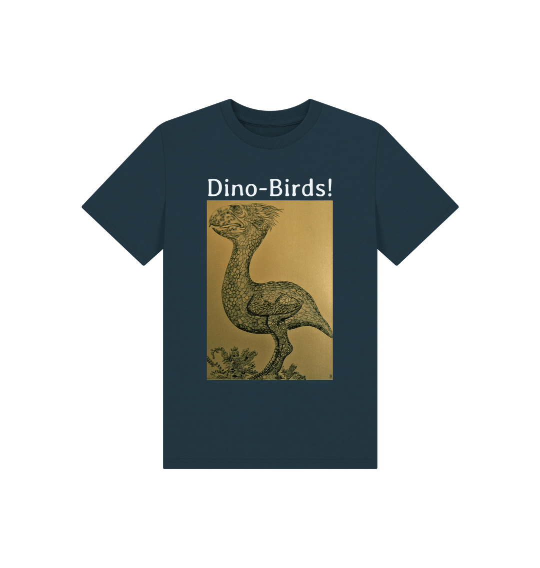 Denim Blue Printed Kids T-Shirt