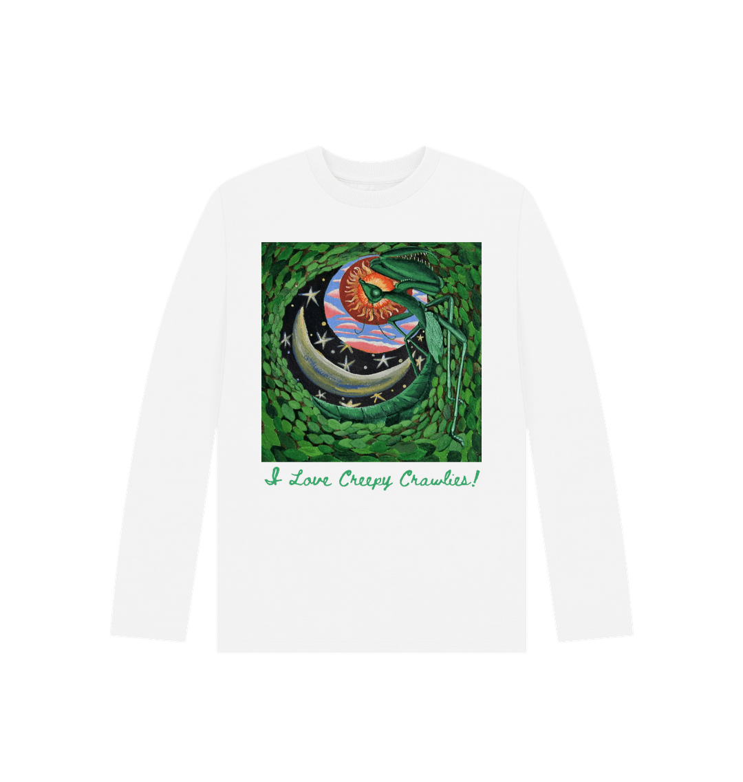 White Printed Kids T-Shirt