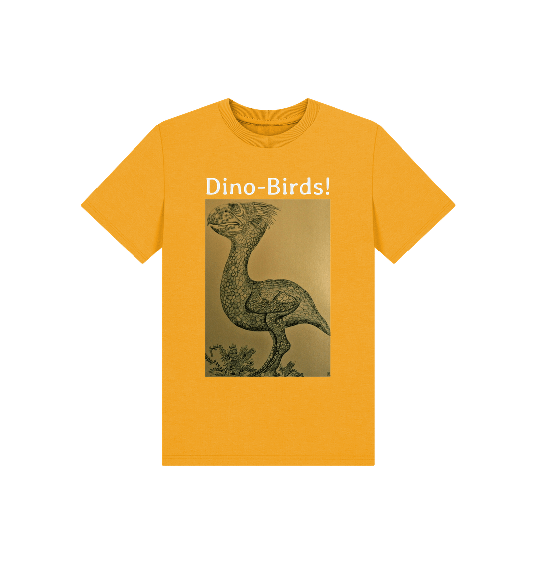Mustard Printed Kids T-Shirt