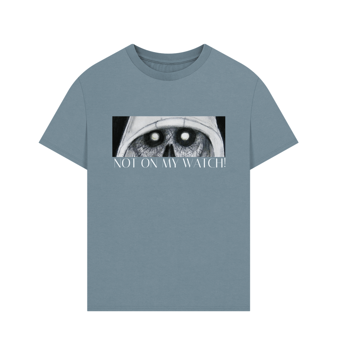 Stone Blue Printed T-shirt
