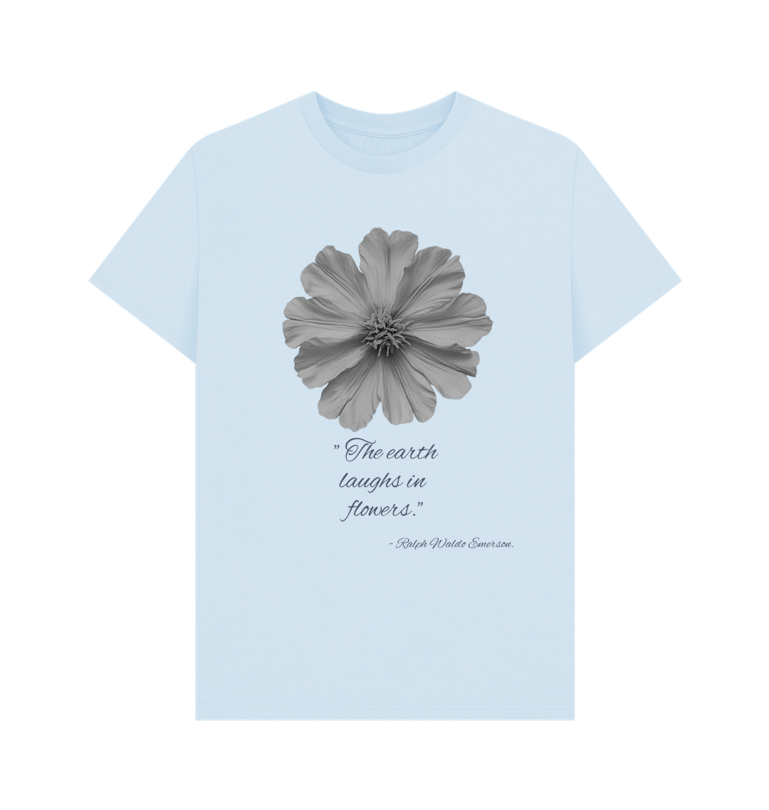 Sky Blue Printed T-shirt