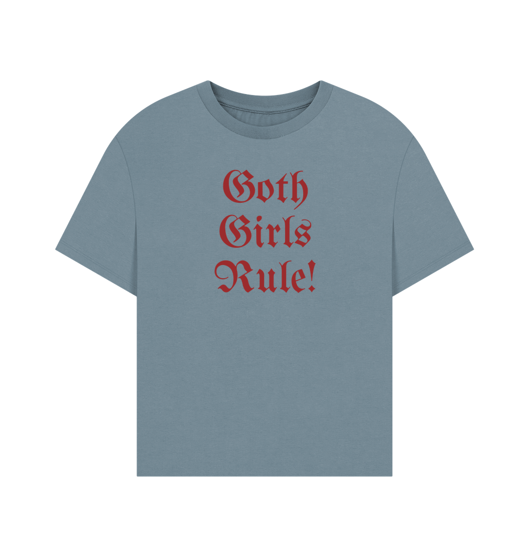 Stone Blue Printed T-shirt