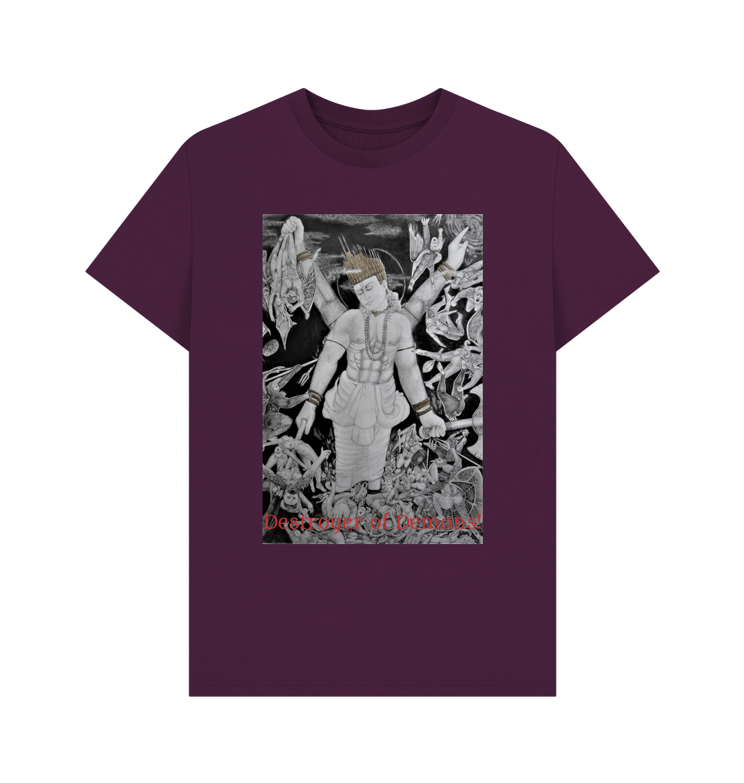 Purple Printed T-shirt