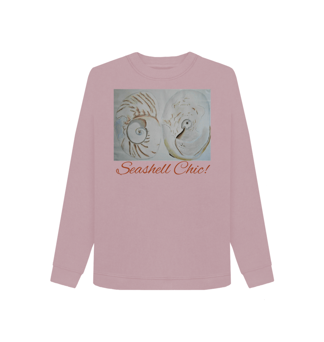 Mauve Printed Sweater