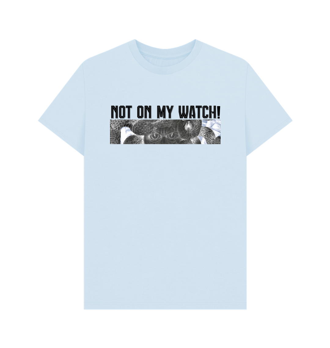 Sky Blue Printed T-shirt