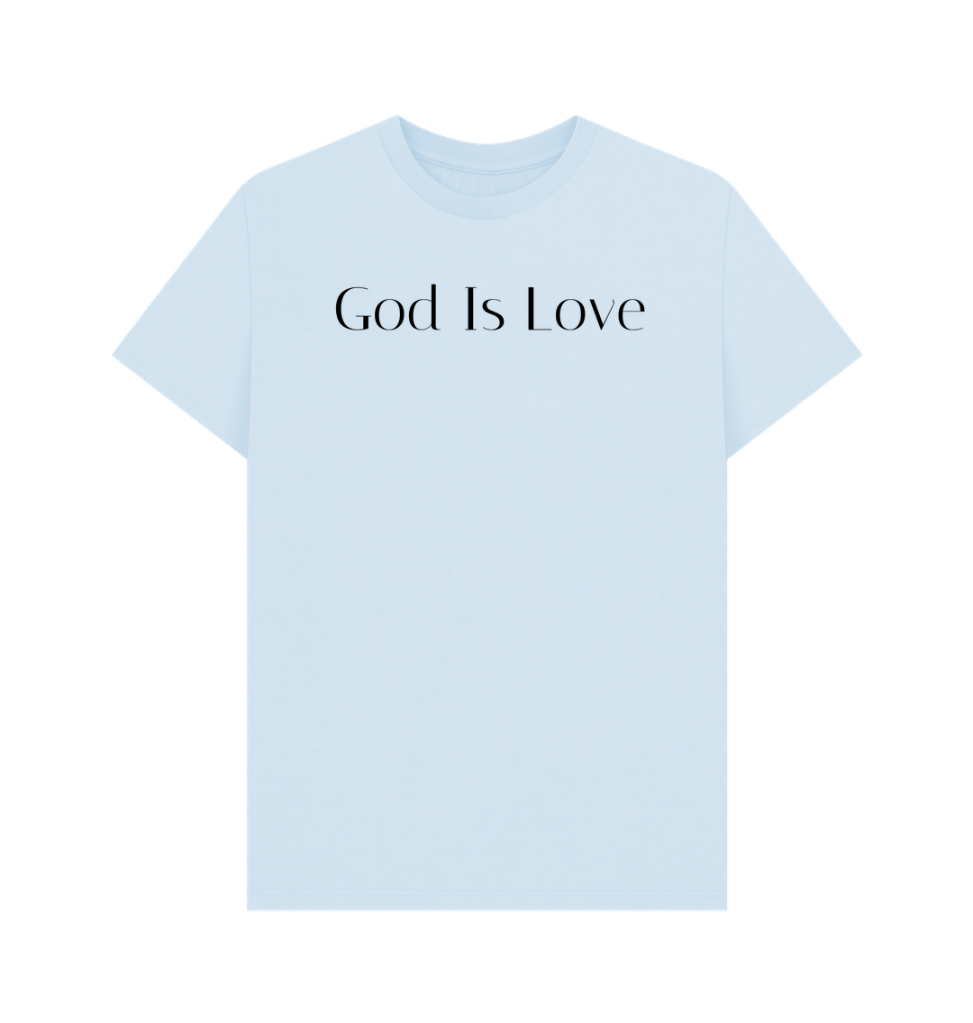 Sky Blue Printed T-shirt