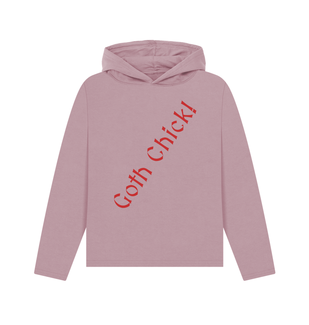 Mauve Printed Hoody