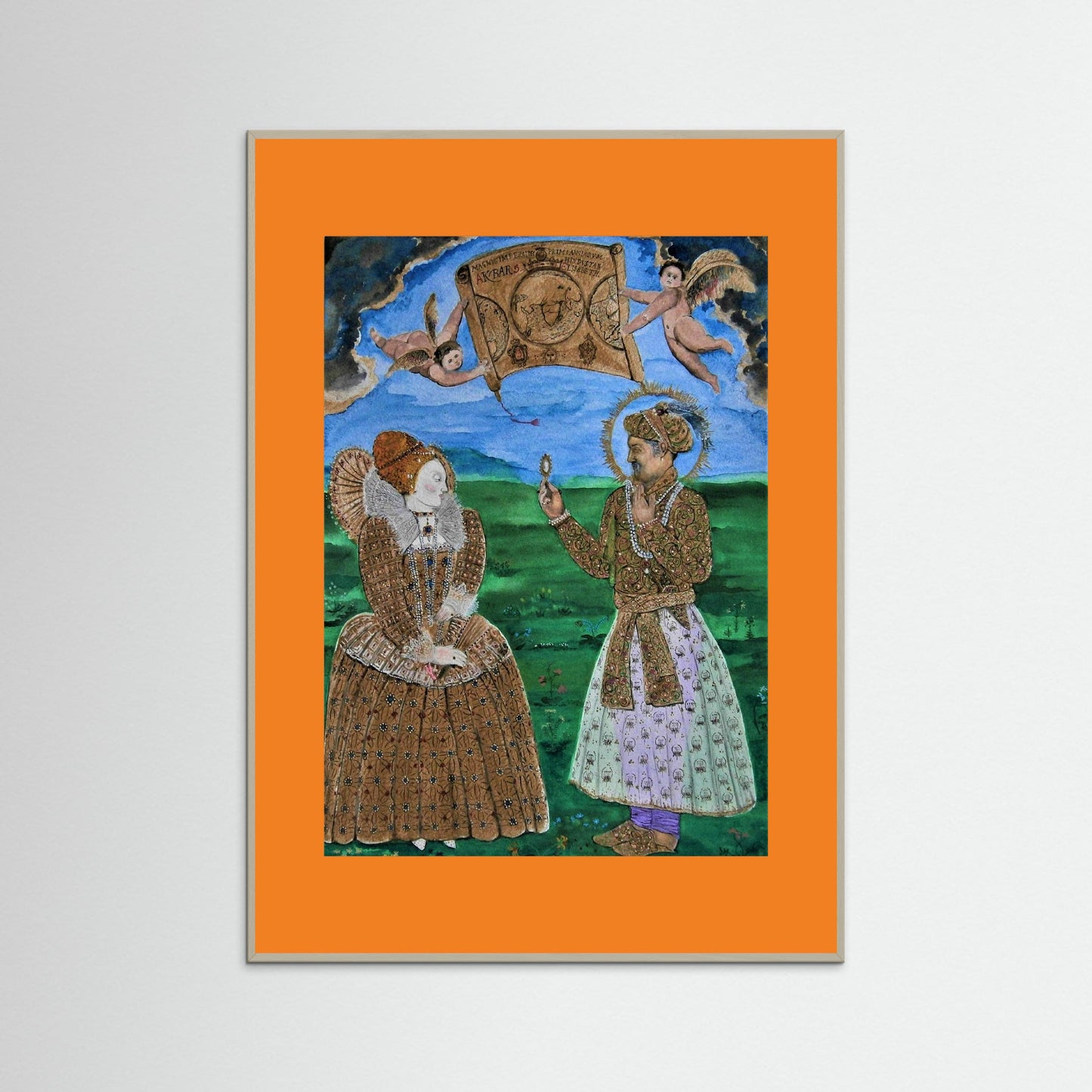 Queen Elizabeth & Emperor Akbar.