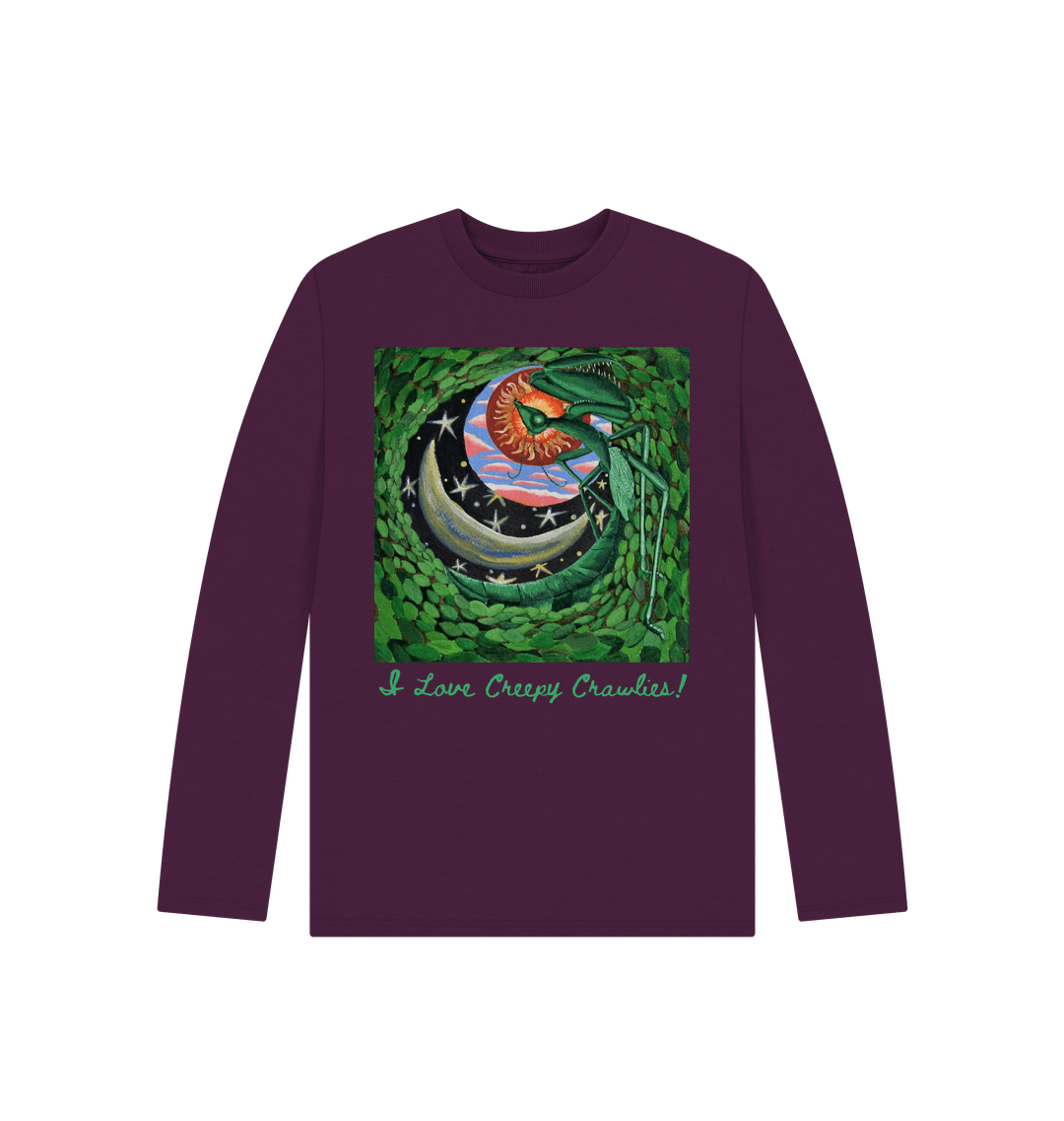 Purple Printed Kids T-Shirt