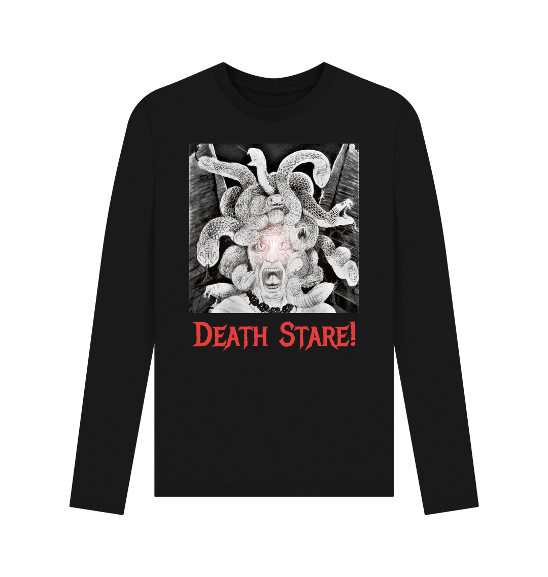 Black Printed Long Sleeve T Shirt