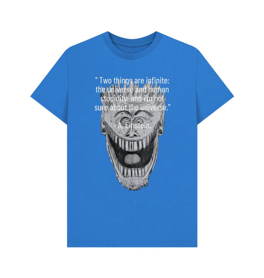 Bright Blue Printed T-shirt
