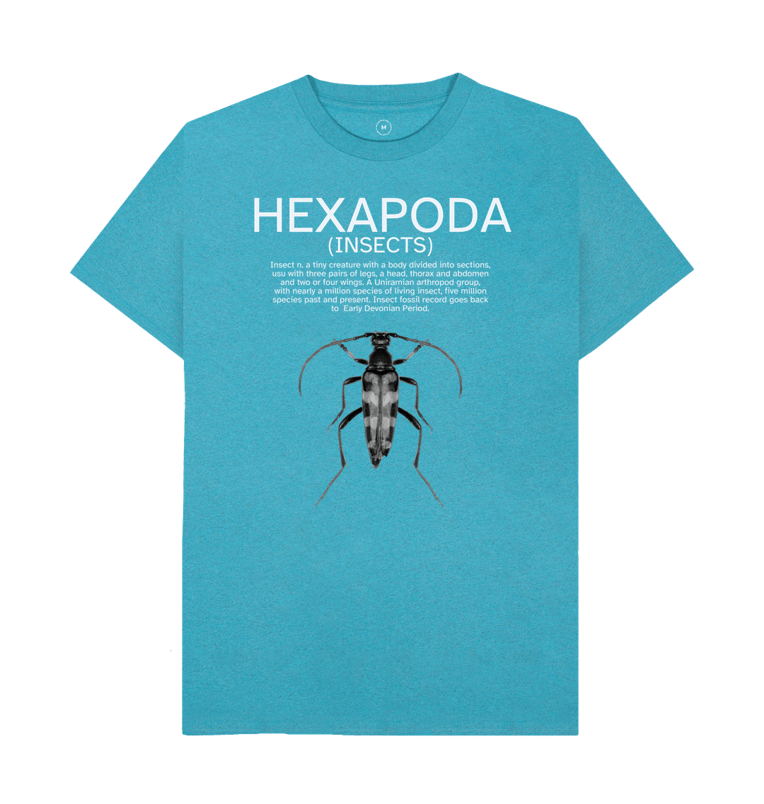 Ocean Blue Recycled Printed T-Shirt