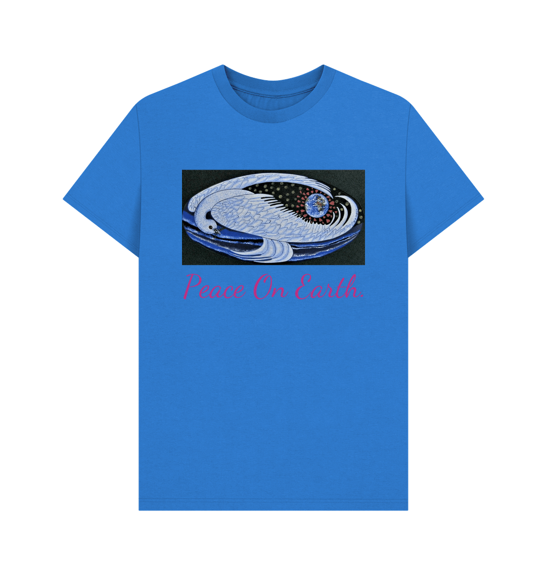 Bright Blue Printed T-shirt
