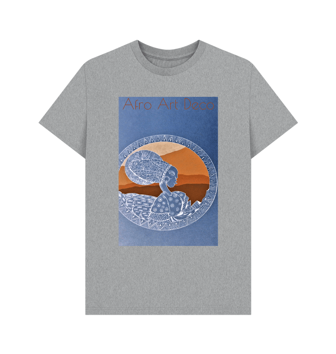 Athletic Grey Printed T-shirt