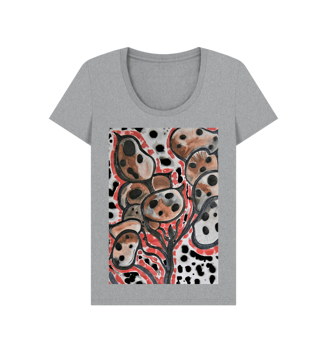 Athletic Grey Printed T-shirt