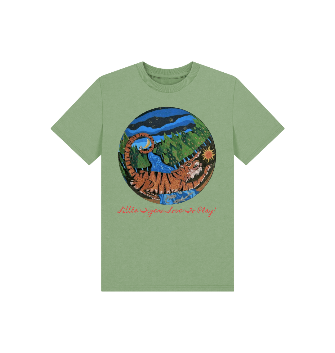 Sage Printed Kids T-Shirt