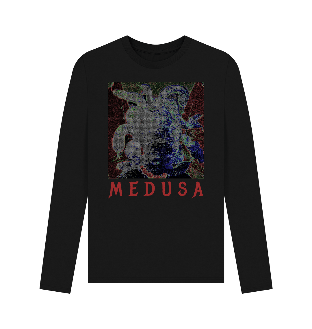 Black Printed Long Sleeve T Shirt