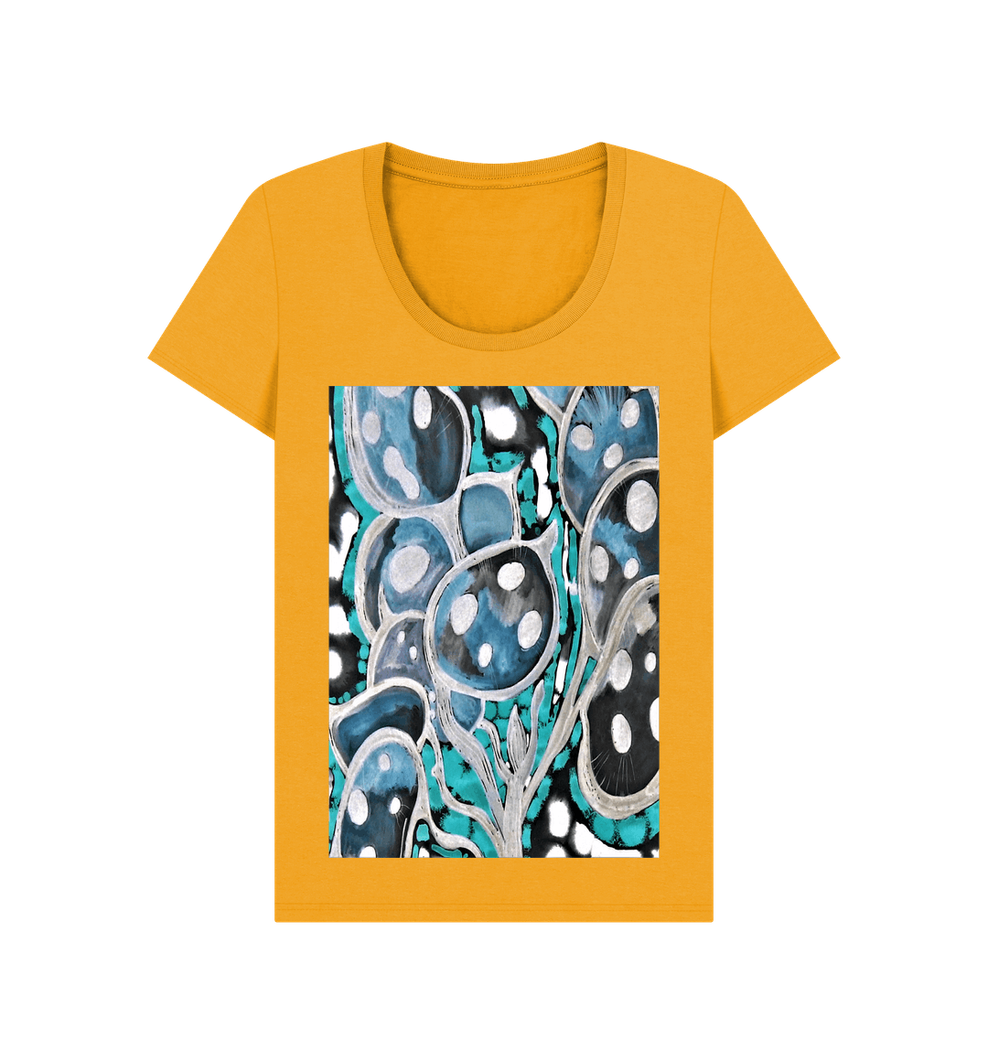 Mustard Printed T-shirt