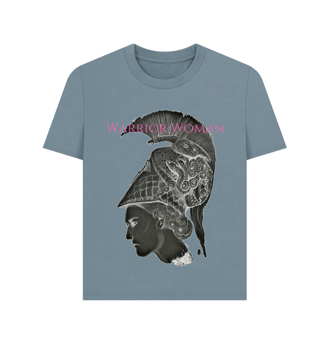 Stone Blue Printed T-shirt