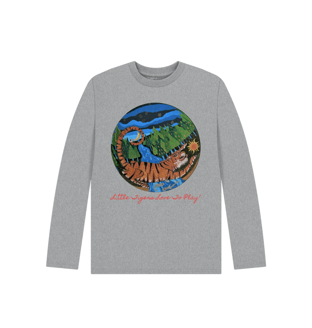 Athletic Grey Printed Kids T-Shirt