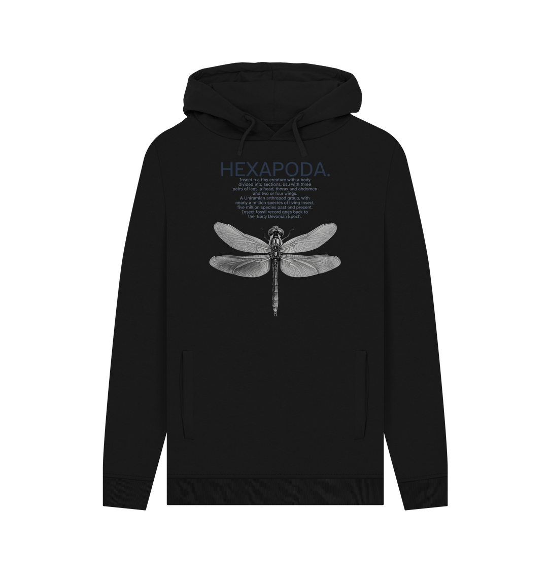 Black Printed Hoody