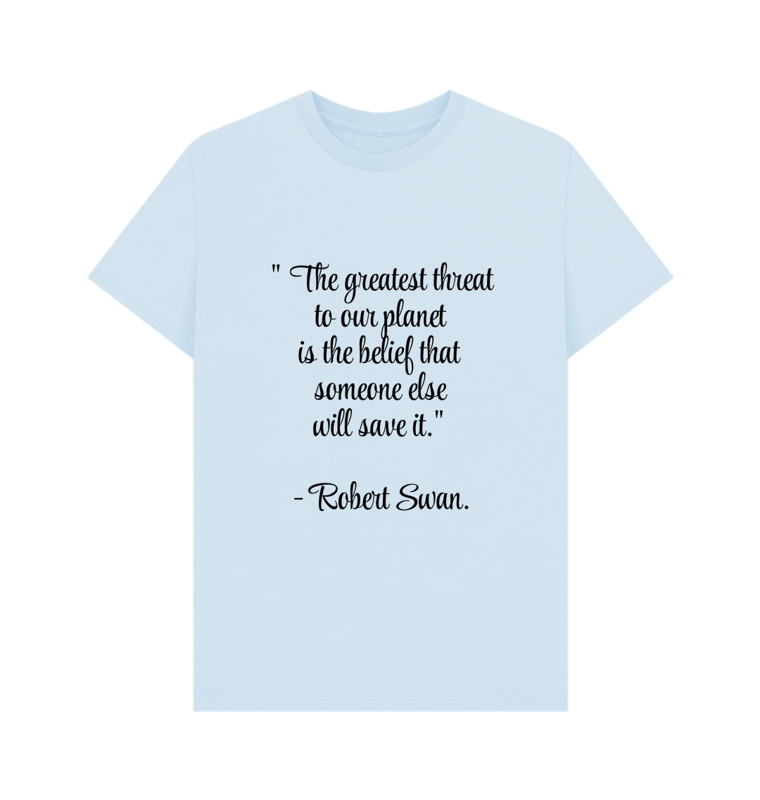 Sky Blue Printed T-shirt