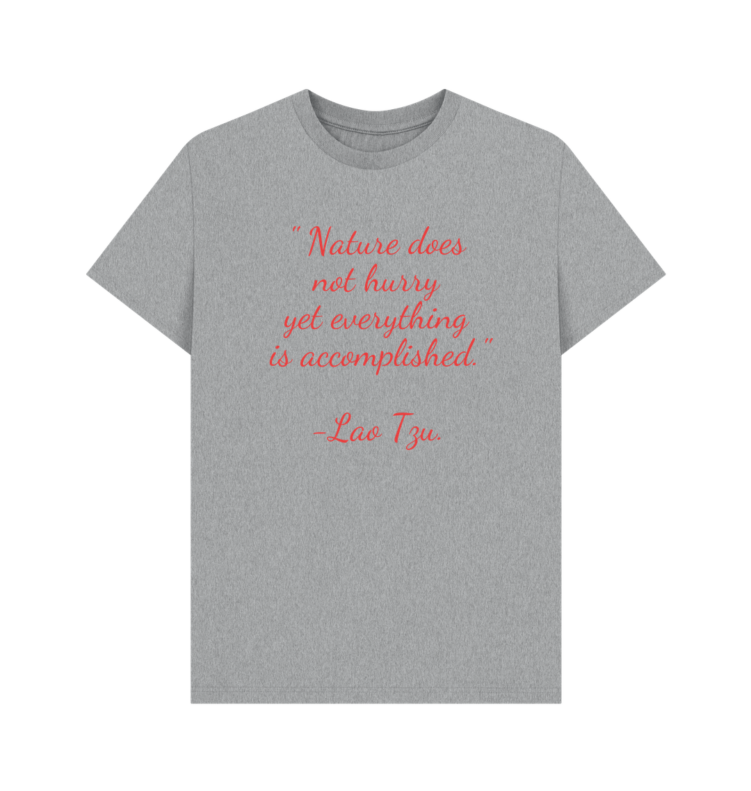 Athletic Grey Printed T-shirt