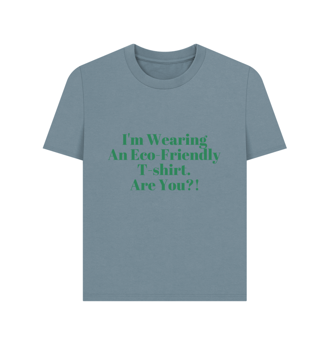 Stone Blue Printed T-shirt
