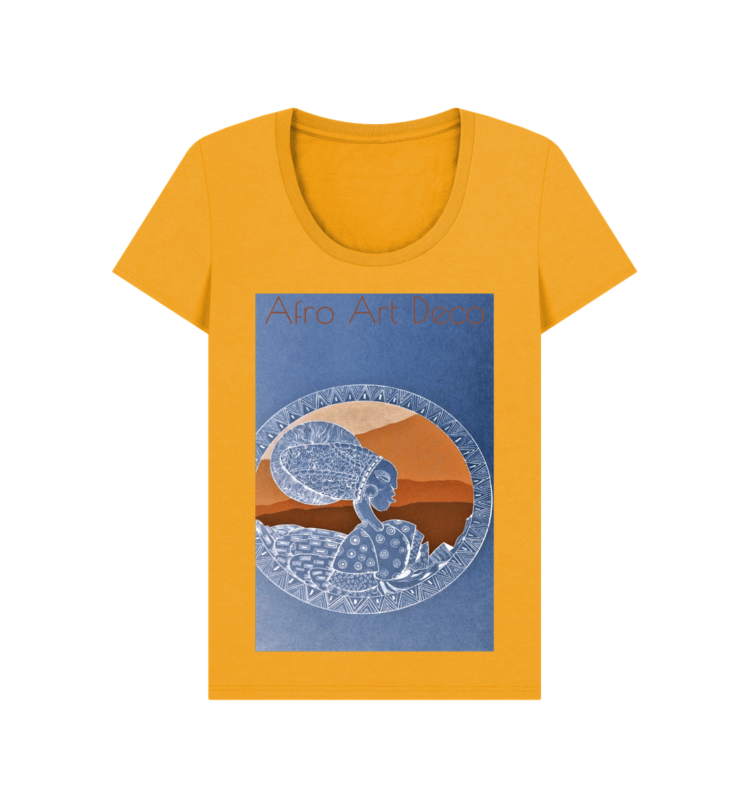 Mustard Printed T-shirt