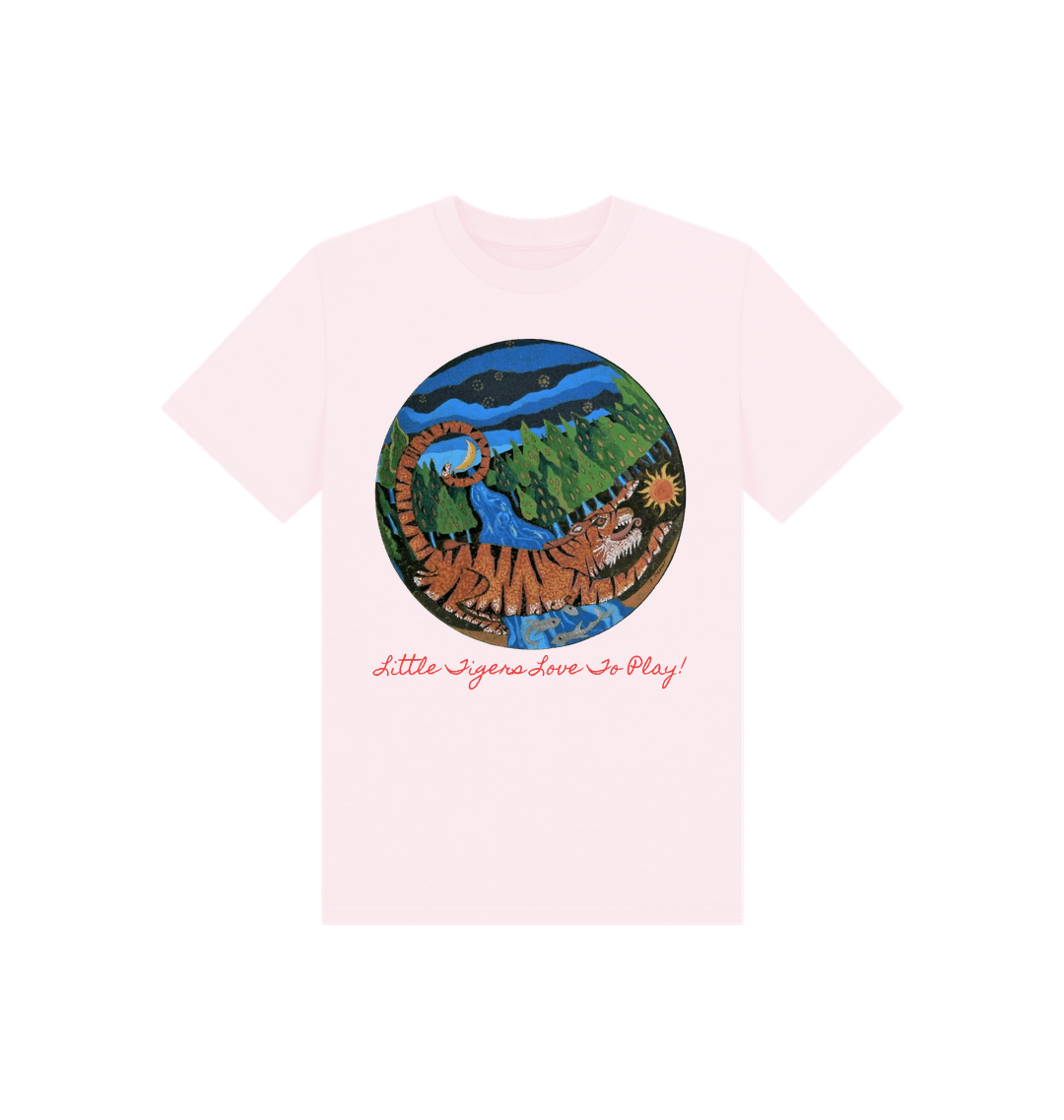 Pink Printed Kids T-Shirt