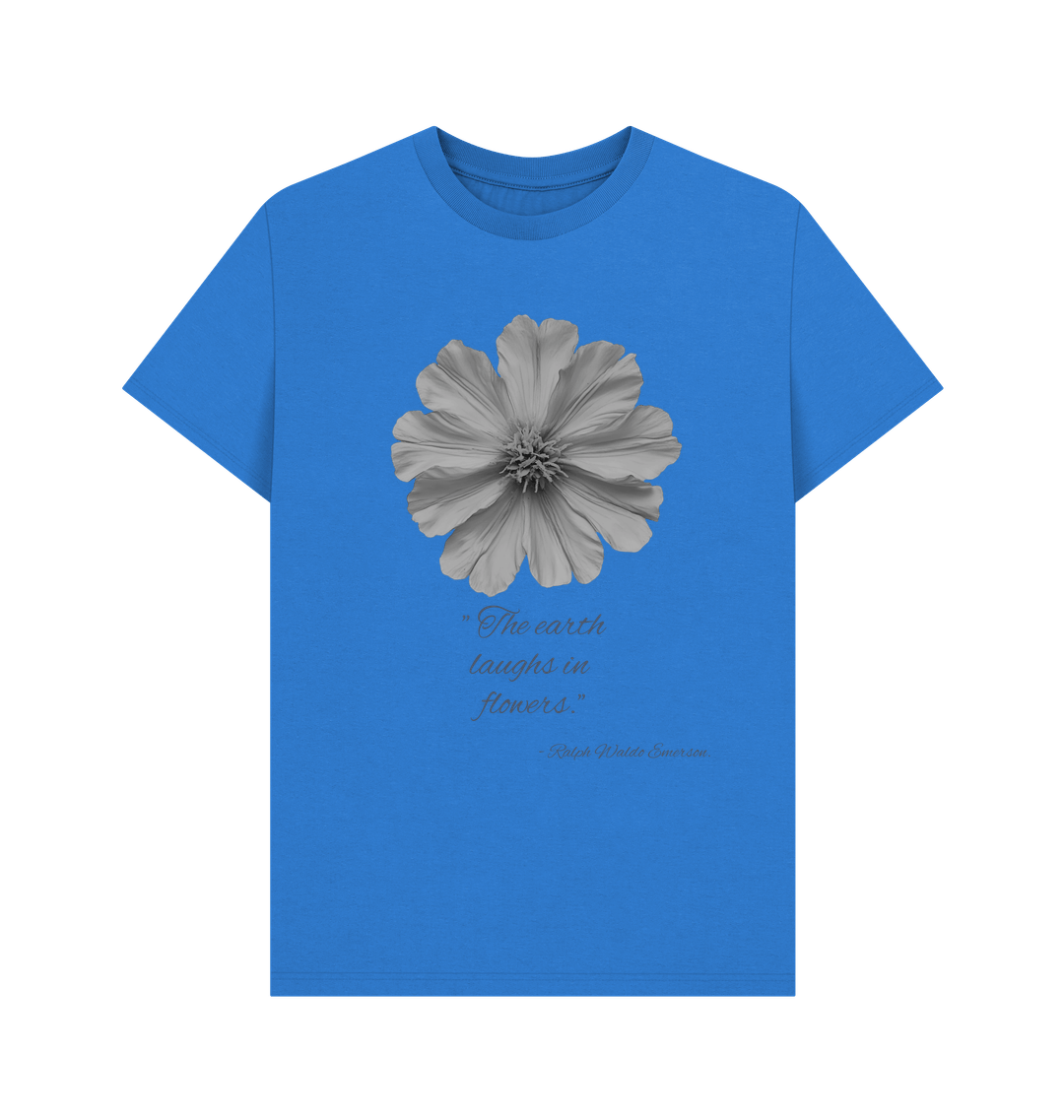 Bright Blue Printed T-shirt