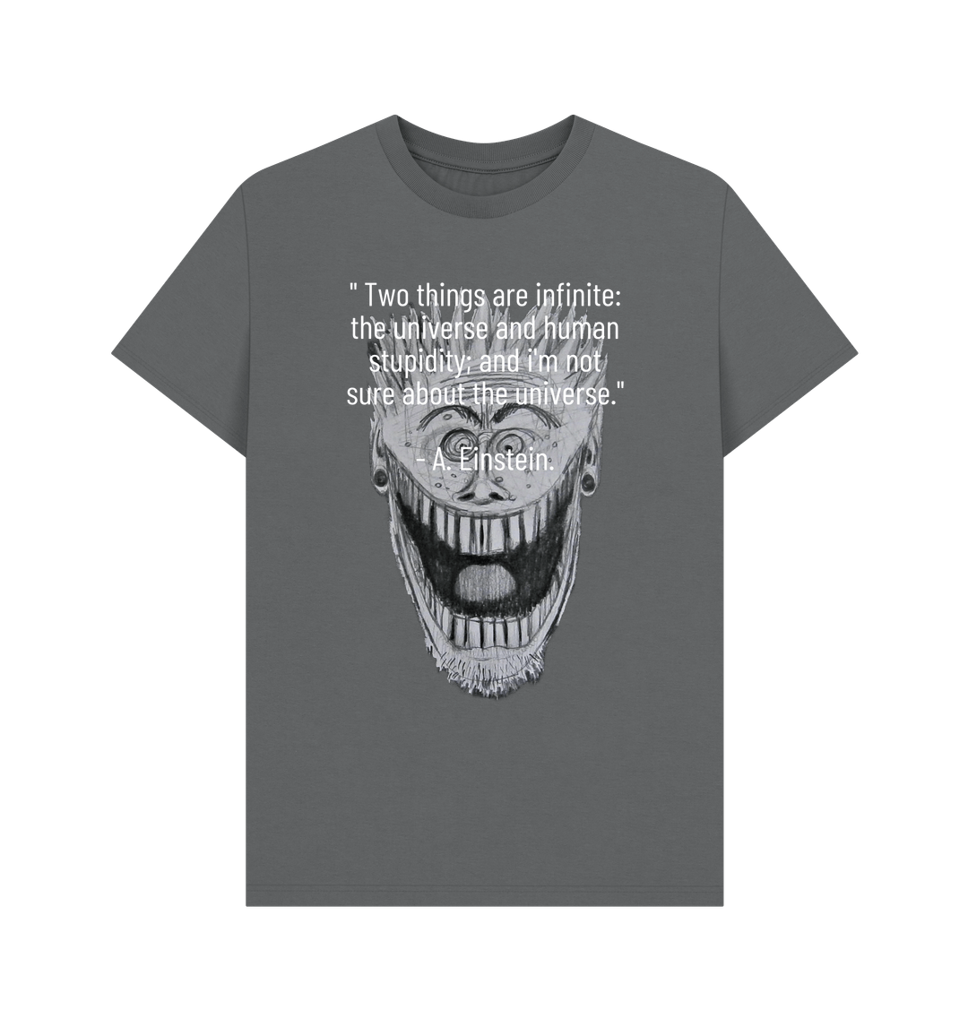 Slate Grey Printed T-shirt