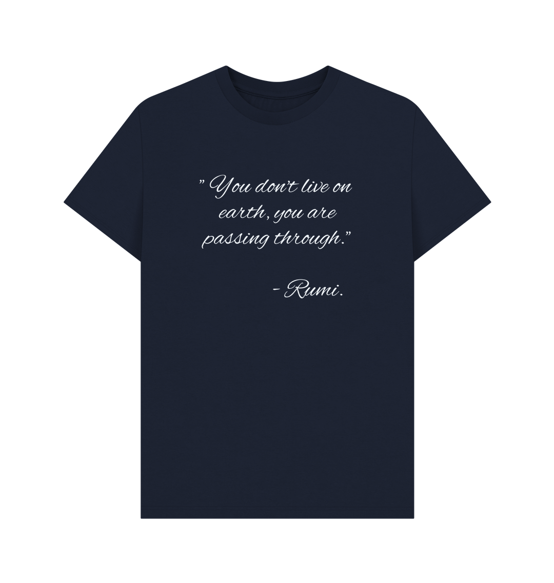Navy Blue Printed T-shirt