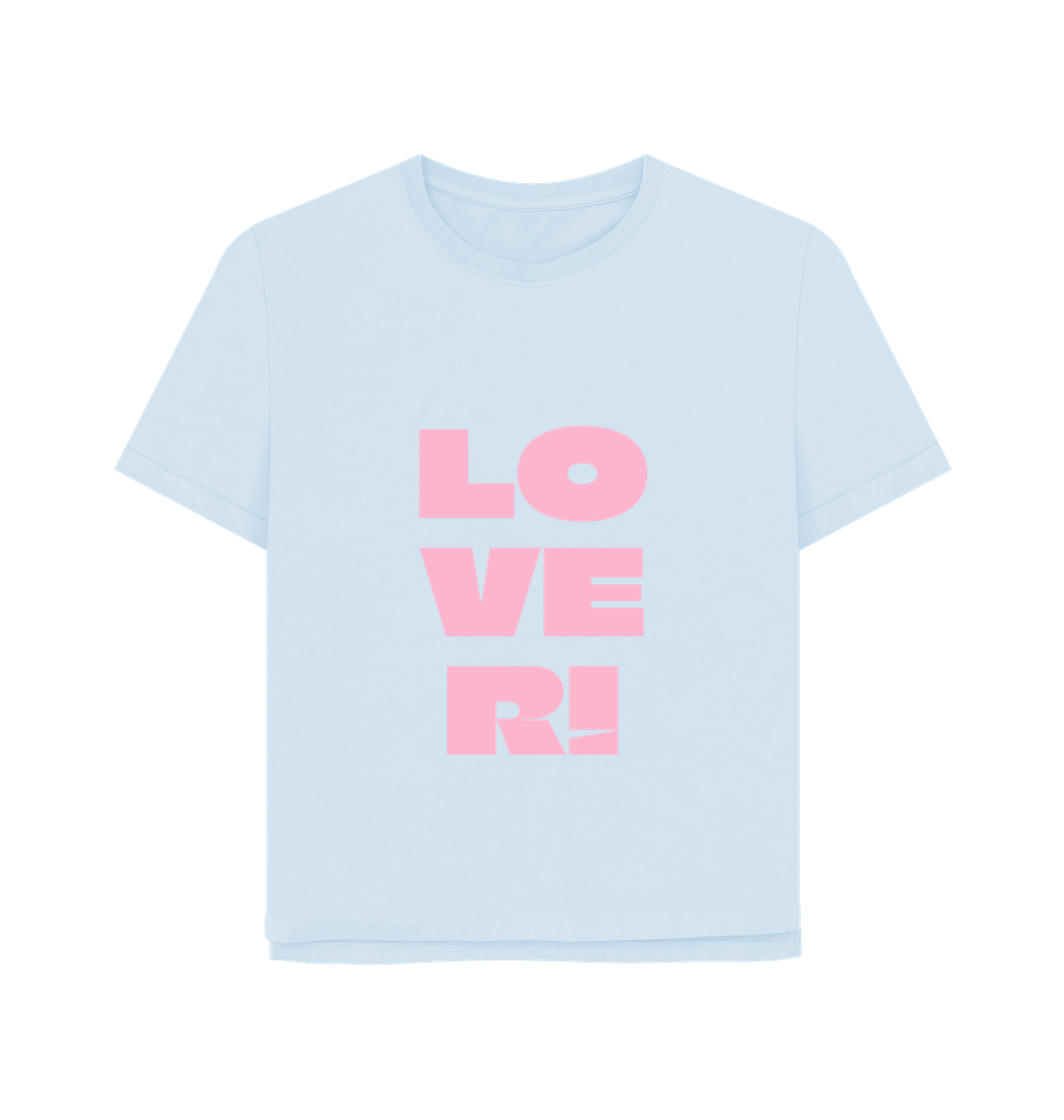 Sky Blue Printed T-shirt