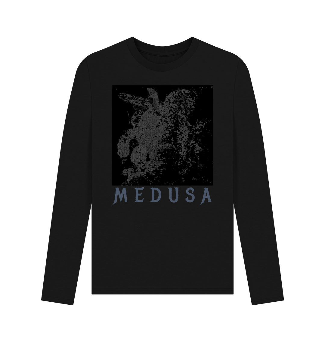 Black Printed Long Sleeve T Shirt
