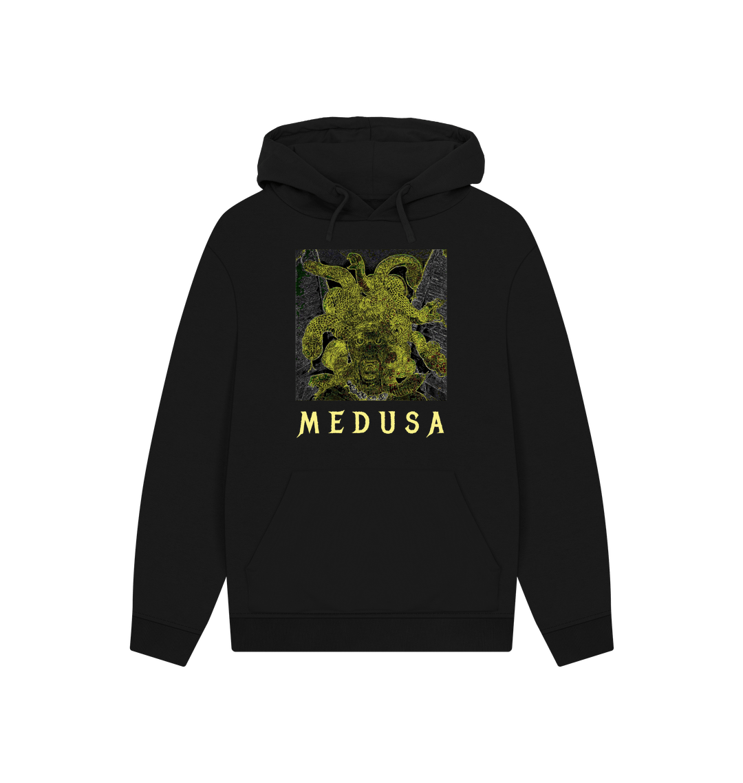 Black Printed Hoody