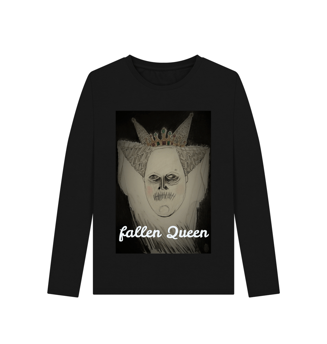 Black Printed Long Sleeve T Shirt