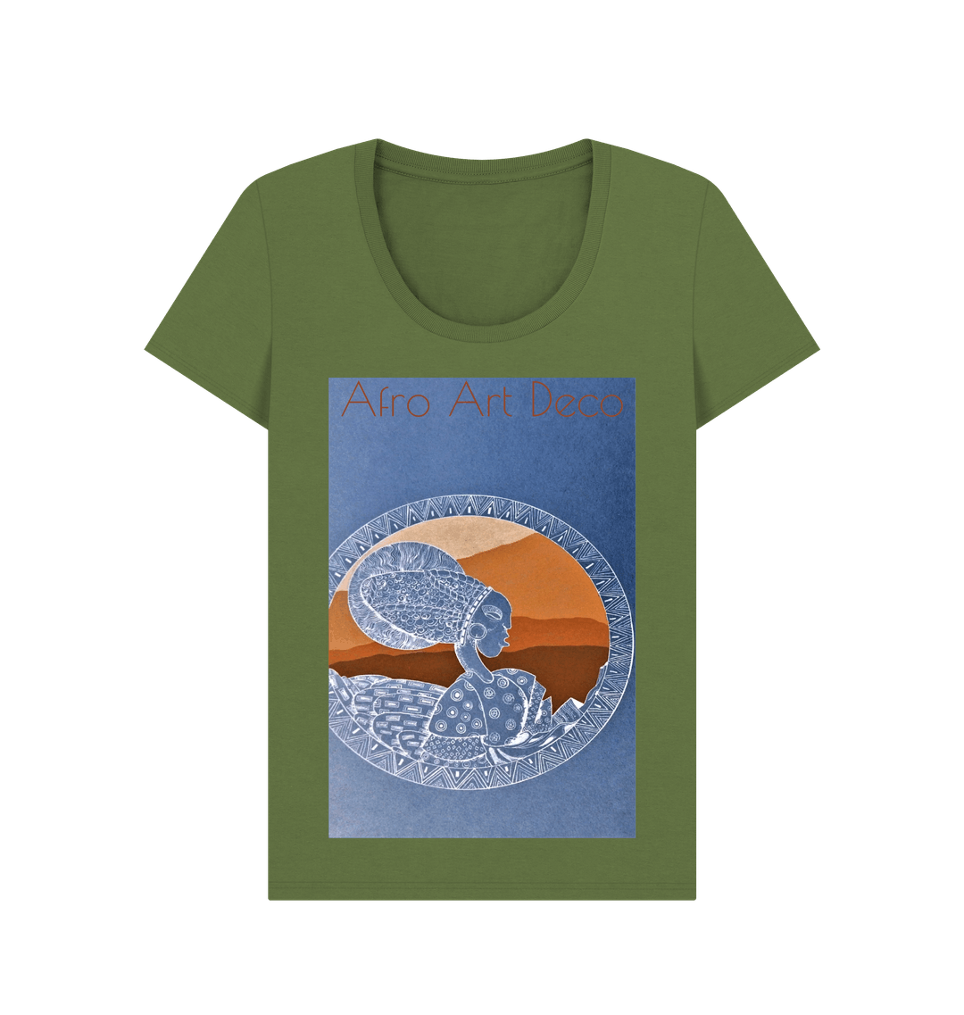 Khaki Printed T-shirt