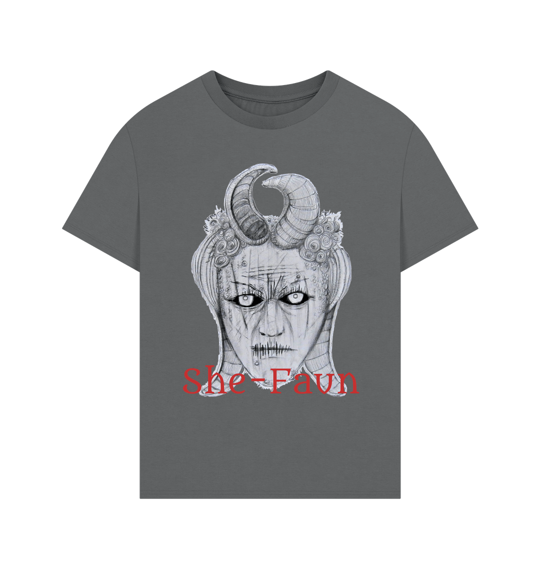 Slate Grey Printed T-shirt