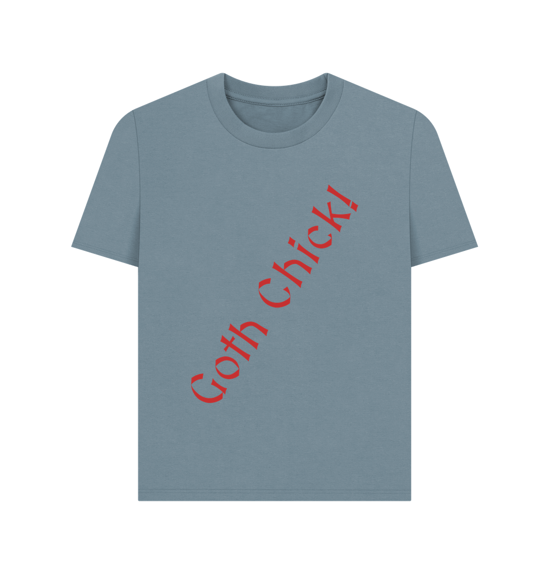 Stone Blue Printed T-shirt