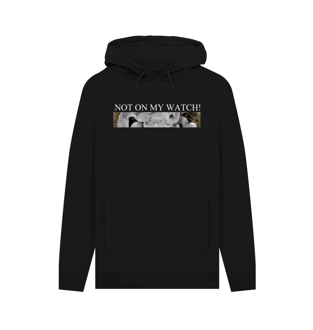 Black Printed Hoody