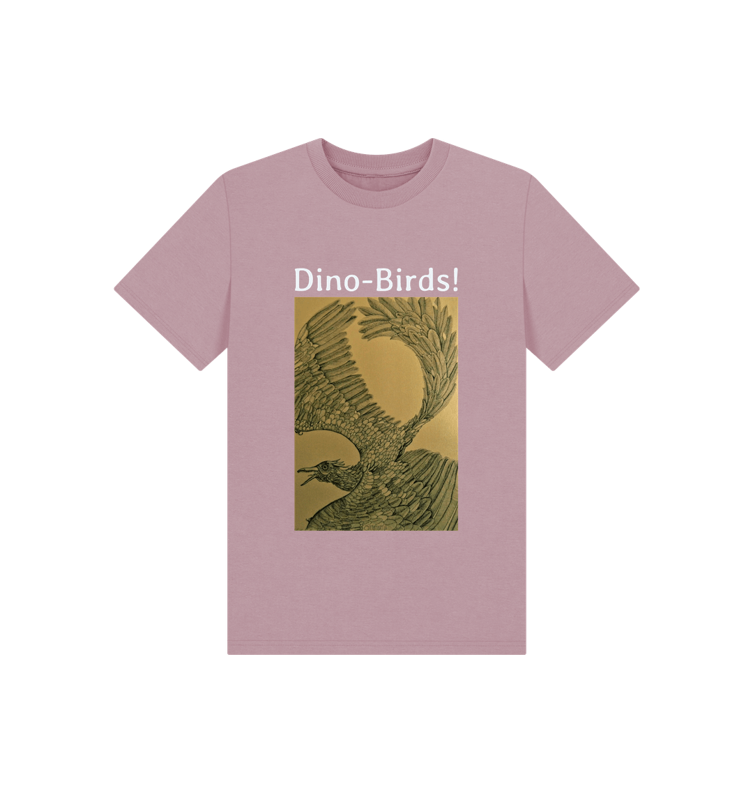 Mauve Printed Kids T-Shirt